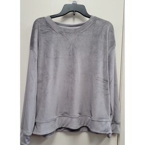 Lou & grey gray pullover Soft sweater women's ‎ Size Large EUC